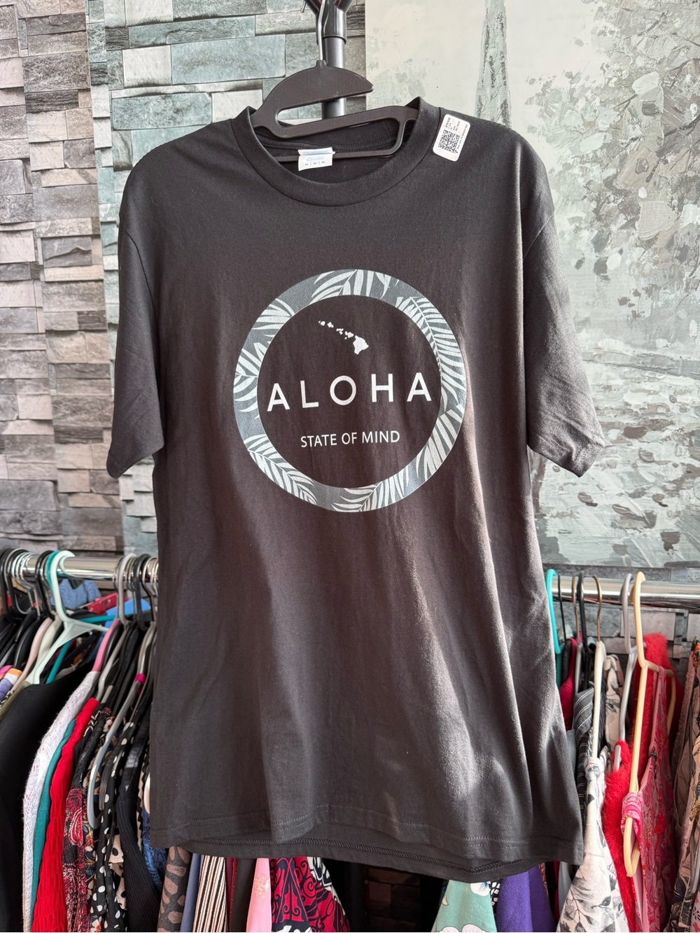Aloha State of Mind Men's Black Graphic Tee